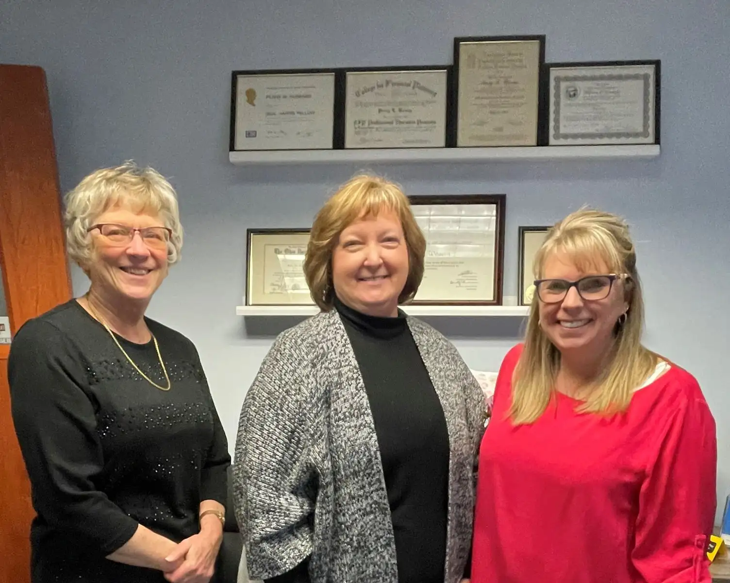 Joyce Snyder, Penny Wasem, and Kim Nauman